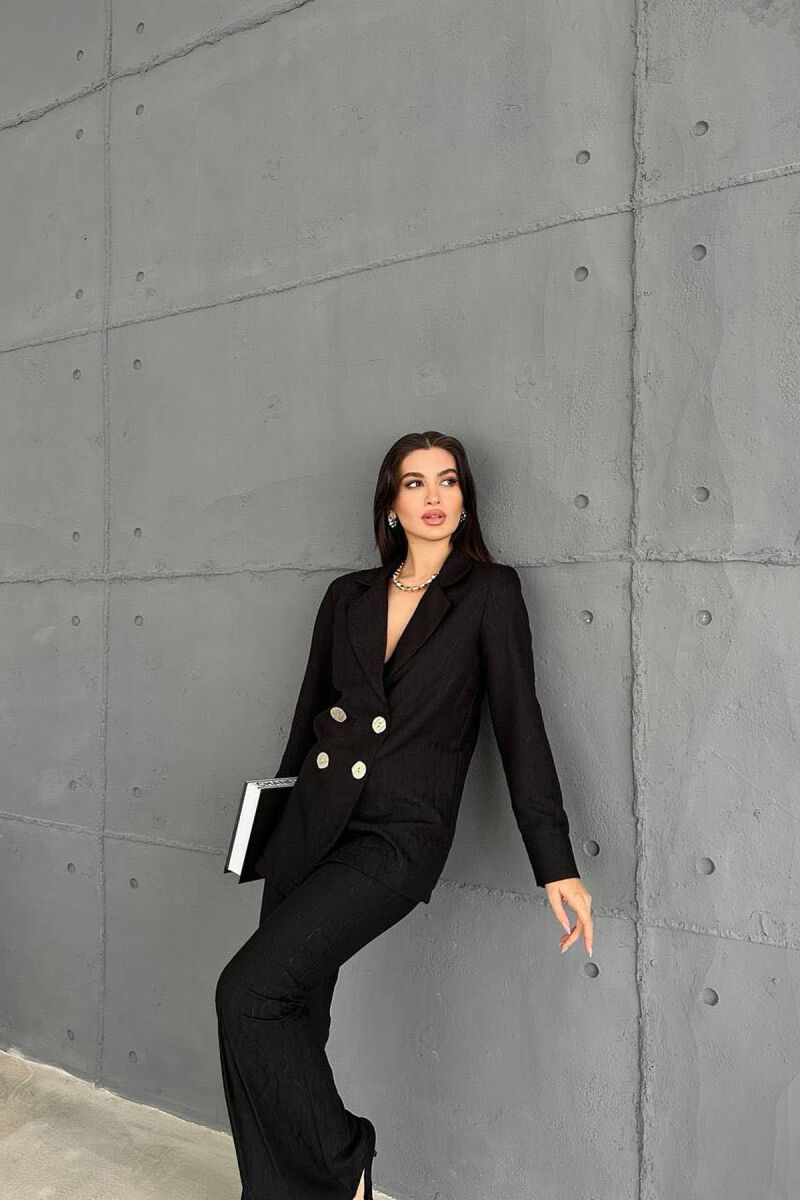 JACKET+TROUSERS WOMAN SET BLACK/ E ZEZE - 4