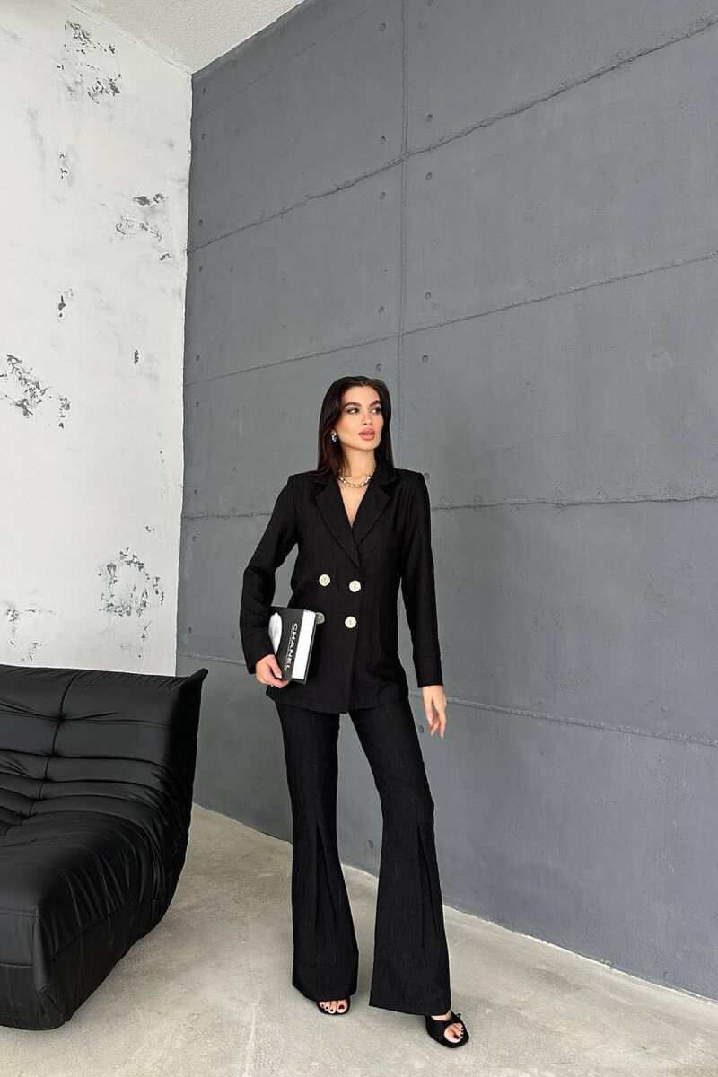 JACKET+TROUSERS WOMAN SET BLACK/ E ZEZE - 5