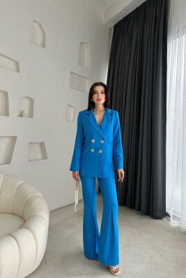 JACKET+TROUSERS WOMAN SET BLUE/BLU 