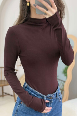 ONE COLOR SIMPLE WOMEN BODY BROWN/KAFE 